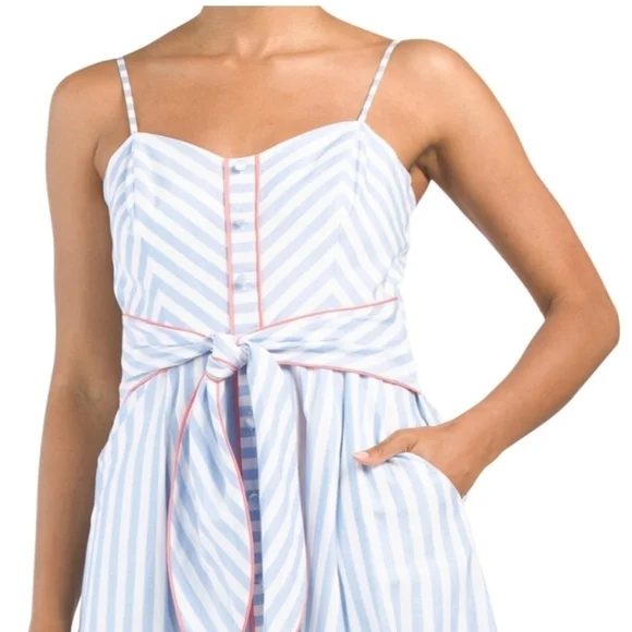 𝅺Eliza J Button Down Fit and Flare Dress - Picture 2 of 15